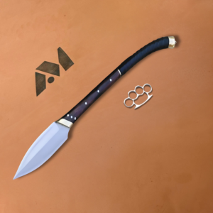 Hand-forged Viking Leaf Spear High Carbon Steel – Norse Collectible