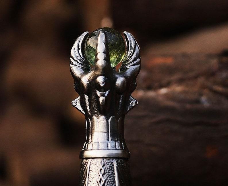 Hand Forged Medieval Sword 38" Stainless Steel Collector Display Gift - Image 3