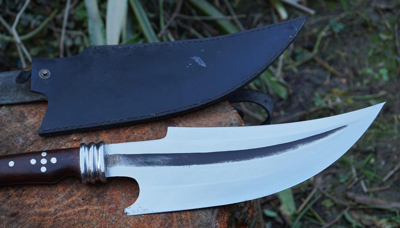 Hand Forged Carbon Steel Viking Axe | Rosewood Handle, Collectible - Image 2