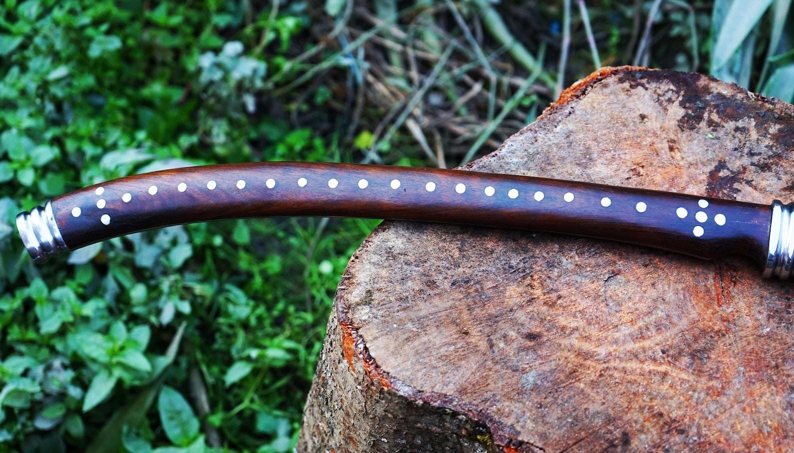 Hand Forged Carbon Steel Viking Axe | Rosewood Handle, Collectible - Image 4