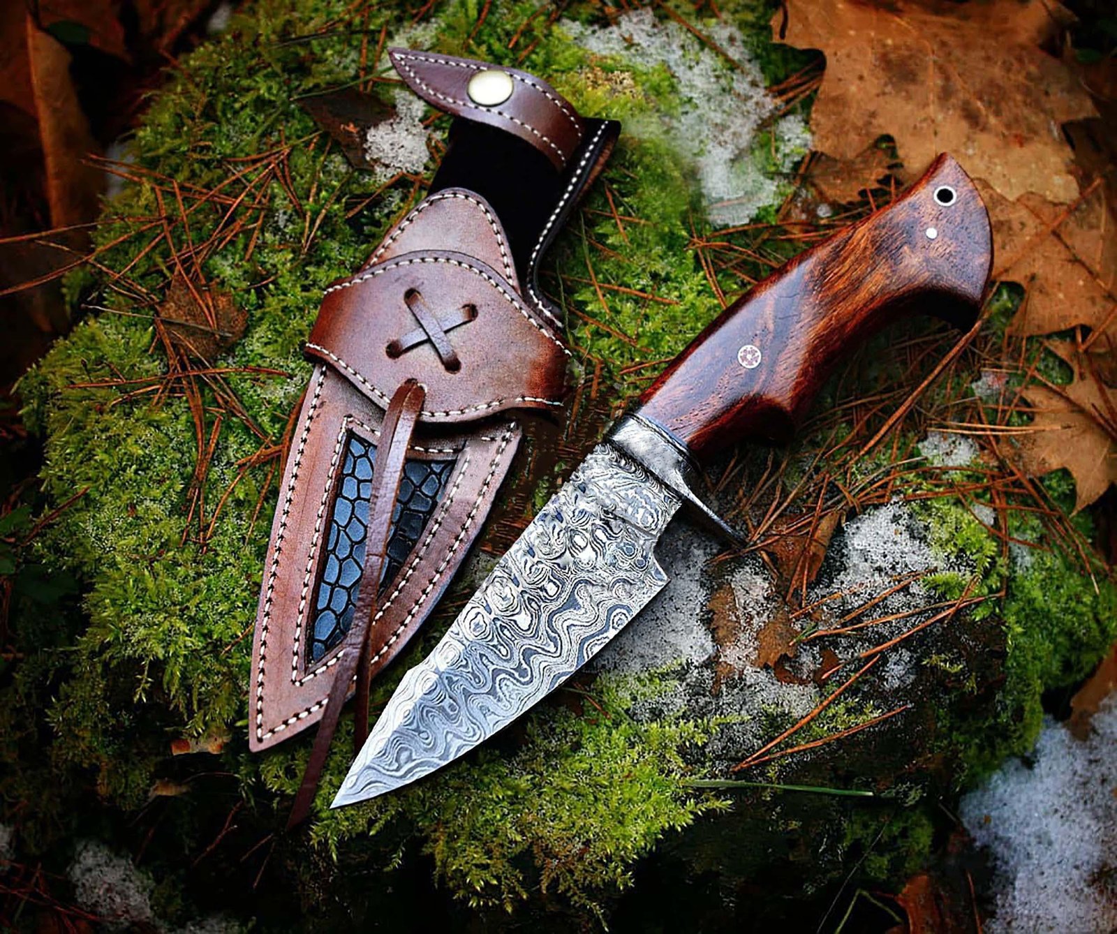 Handmade Viking Spear: 5160 Carbon Steel Leaf Spring, Rosewood Handle - Image 7