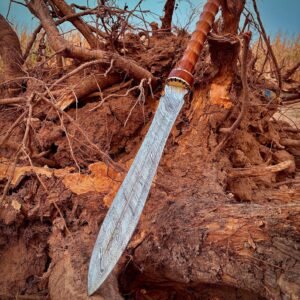 Handmade Damascus Steel Hunting Spear: Collectible Spear