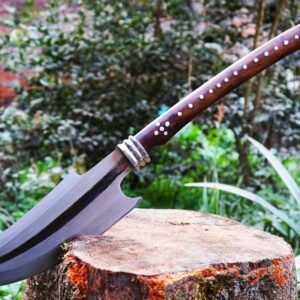 Hand Forged Carbon Steel Viking Axe | Rosewood Handle, Collectible