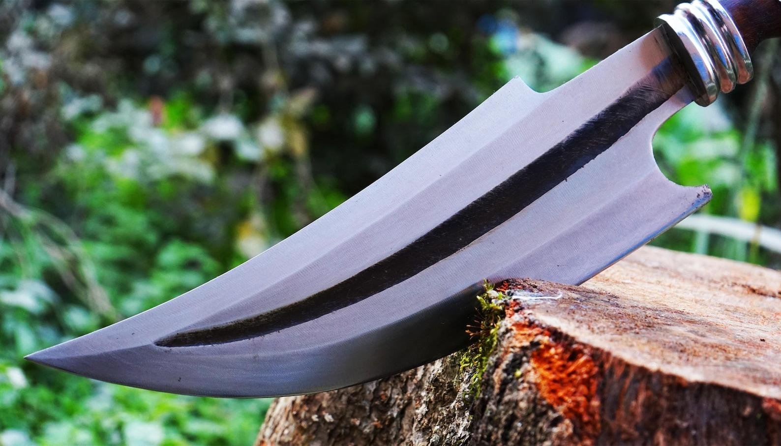 Hand Forged Carbon Steel Viking Axe | Rosewood Handle, Collectible - Image 7