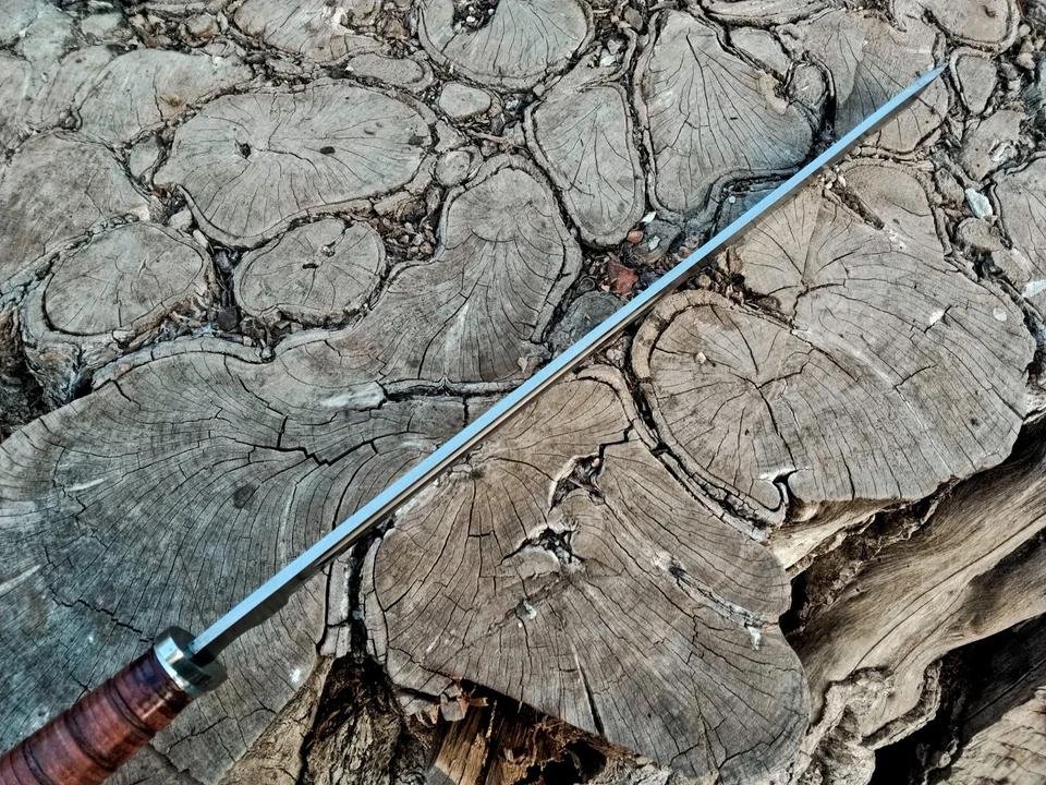 Hand-Forged 28-Inch D2 Steel Hunting Sword | Functional Long Blade for Outdoor Use - Image 4