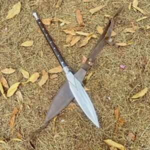 Custom Handmade Viking Spear Sword | Carbon Steel Hunting & Camping Blade