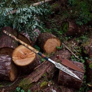 Custom Handmade Viking Spear Sword | High Carbon Steel Norse Blade with Ashwood Handle