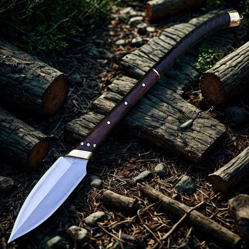 Handmade Viking Spear Sword – Norse High Carbon Steel Collectible - Image 6