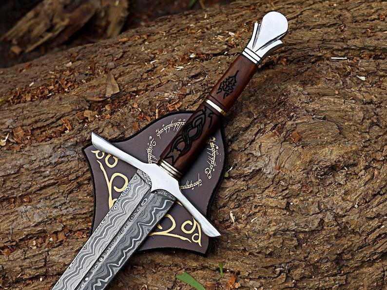Damascus Viking Sword – Hand Forged Medieval Longsword