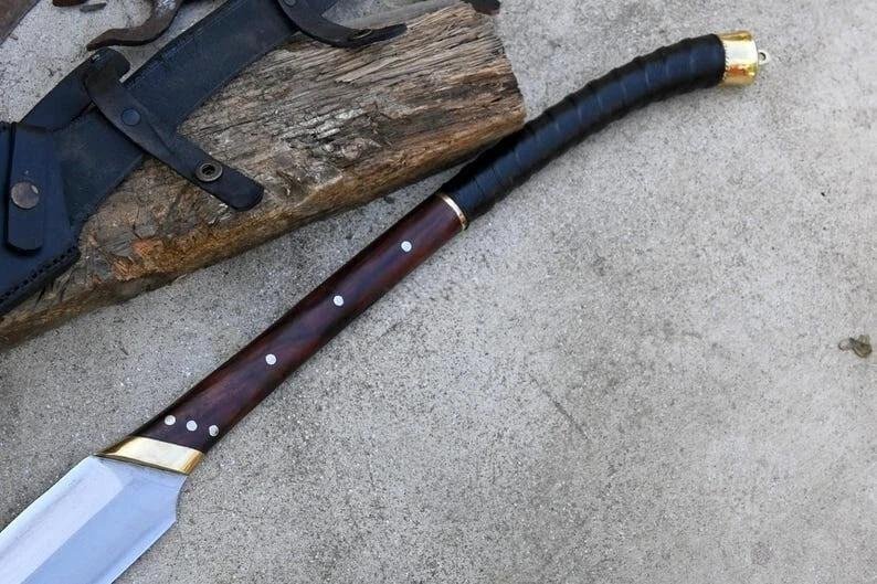 Handmade Viking Spear Sword – Norse High Carbon Steel Collectible - Image 3