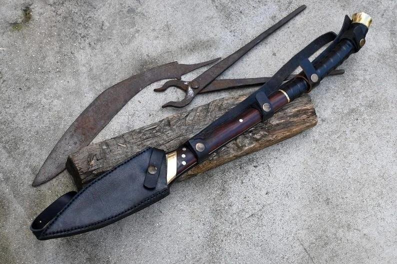 Handmade Viking Spear Sword – Norse High Carbon Steel Collectible - Image 5