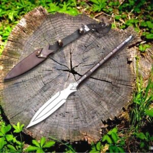 Hand Forged Viking Spear 35" Carbon Steel Decorative Collector Gift