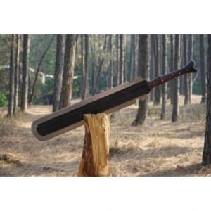 Hand-Forged Carbon Steel Machete, Rosewood Handle, Heavy Duty Outdoor Blade