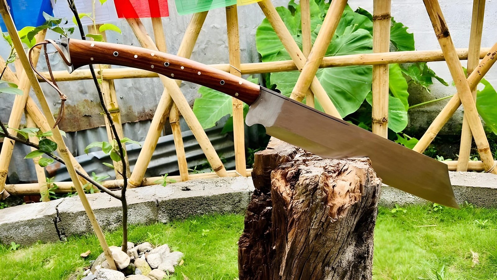 Hand-Forged Viking Long Sword: 5160 Steel Blade W/Rosewood Handle