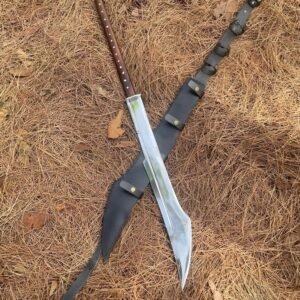 Hand-Forged Viking Sword 36" 5160 Steel Blade W/Rosewood Handle, Gift For Him