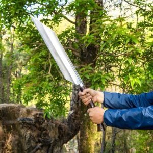 Hand-Forged Viking Sword, 5160 Carbon Steel, Rosewood Silver Handle, Collector Gift