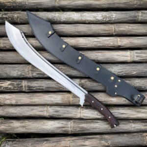 5160 Carbon Steel Machete | 28" Full Tang Blade with Rosewood Handle