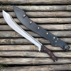 5160 Carbon Steel Machete | 28" Full Tang Blade with Rosewood Handle