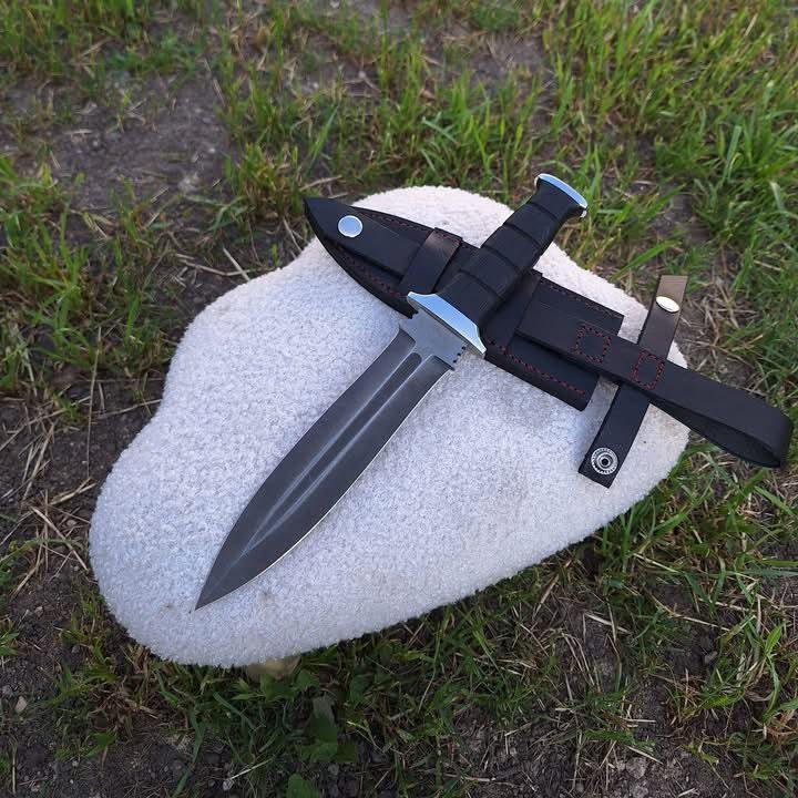 Hand-Forged Viking Knife | High Carbon Steel Blade, G10 Handle, Leather Sheath - Image 4