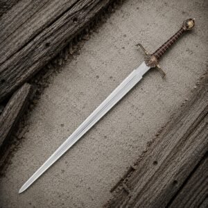 Handmade Fantasy Sword Replica | Stainless Steel Blade, Zinc Alloy Hilt (40 Inch)