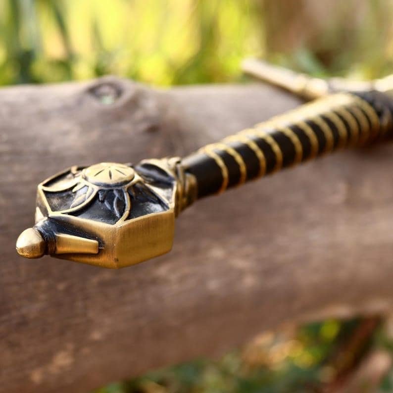Handmade Fantasy Sword Replica | Stainless Steel Blade, Zinc Alloy Hilt (40 Inch) - Image 4