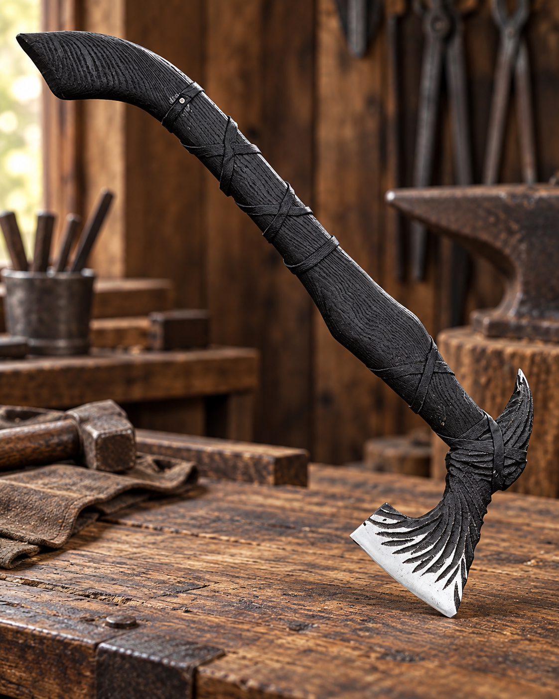 Handcrafted axes